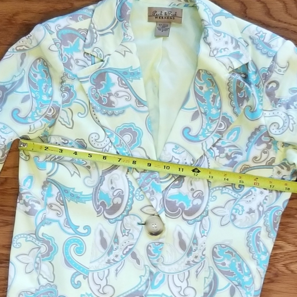 Peck and Peck Weekend  paisley jacket - Picture 4 of 7